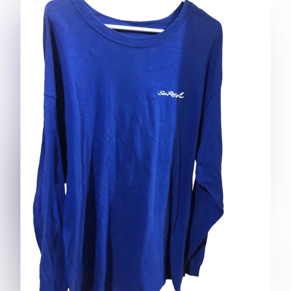 Vintage Sea Ray Long Sleeve T-shirt Men’s 2X (50-52) Hanes Beefy